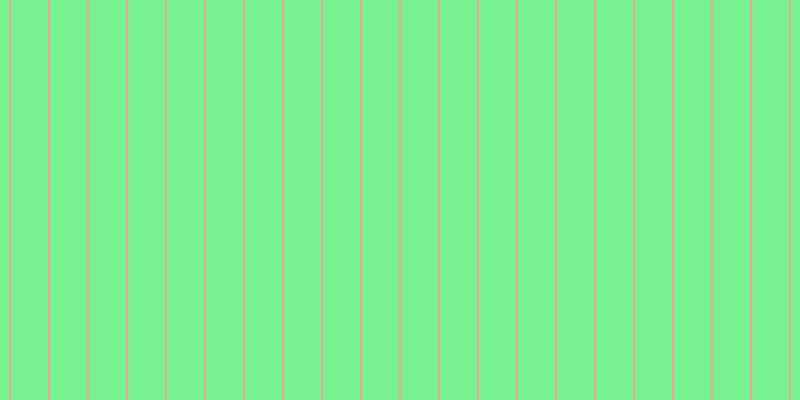 #4eee6f (75%), #eba393 vertical lines, two pixels wide, thirty-seven pixels apart