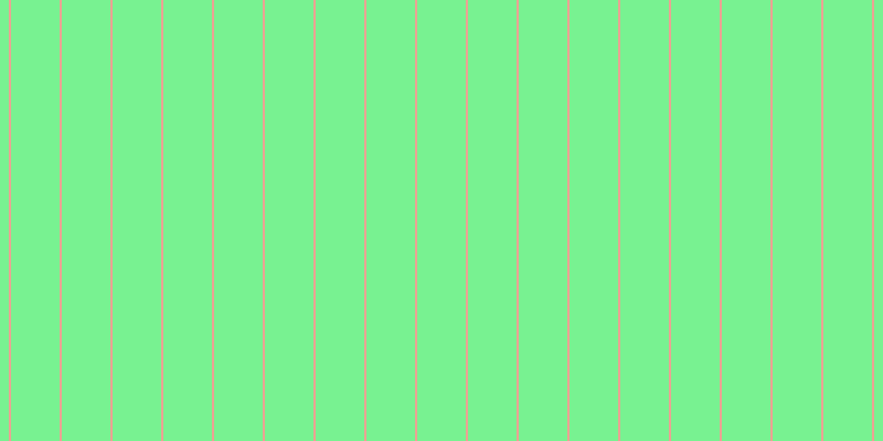 #4eee6f (75%), #eba393 vertical lines, two pixels wide, forty-four pixels apart