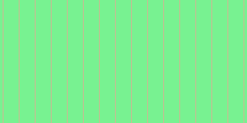 #4eee6f (75%), #eba393 vertical lines, two pixels wide, fifty pixels apart