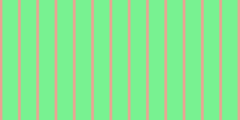 #4eee6f (75%), #eba393 vertical lines, nine pixels wide, fifty-two pixels apart