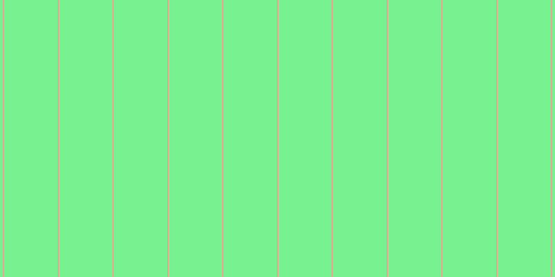 #4eee6f (75%), #eba393 vertical lines, two pixels wide, seventy-seven pixels apart