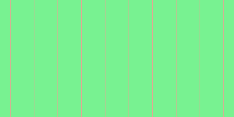 #4eee6f (75%), #eba393 vertical lines, two pixels wide, seventy-nine pixels apart