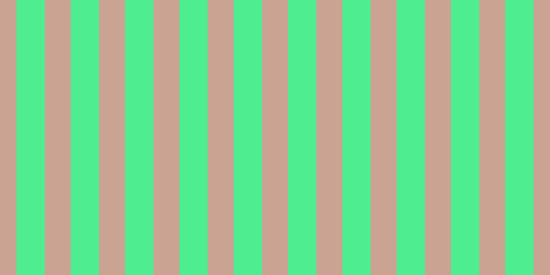 #4eee90, #caa393 vertical lines, thirty-eight pixels wide, forty-one pixels apart