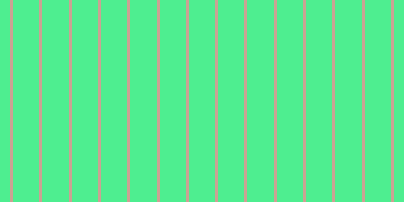 #4eee90, #caa393 vertical lines, six pixels wide, fifty-two pixels apart
