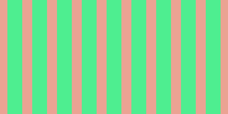 #4eee90, #eba393 vertical lines, thirty-five pixels wide, fifty-two pixels apart