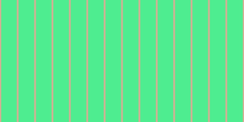 #4eee90, #eba393 vertical lines, five pixels wide, fifty-two pixels apart