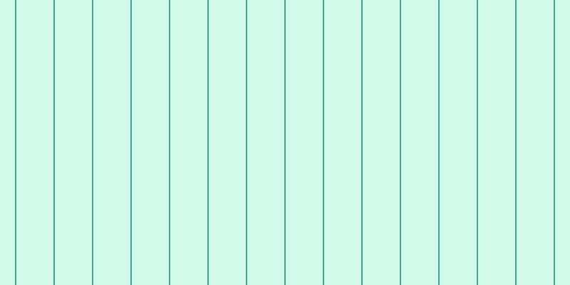 #4eeeb1 (25%), #46a393 vertical lines, two pixels wide, fifty-two pixels apart