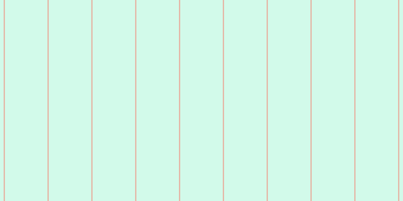 #4eeeb1 (25%), #eba393 vertical lines, two pixels wide, eighty-five pixels apart