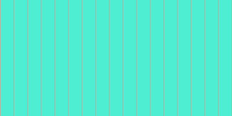 #4eeed2, #caa393 vertical lines, two pixels wide, forty-five pixels apart
