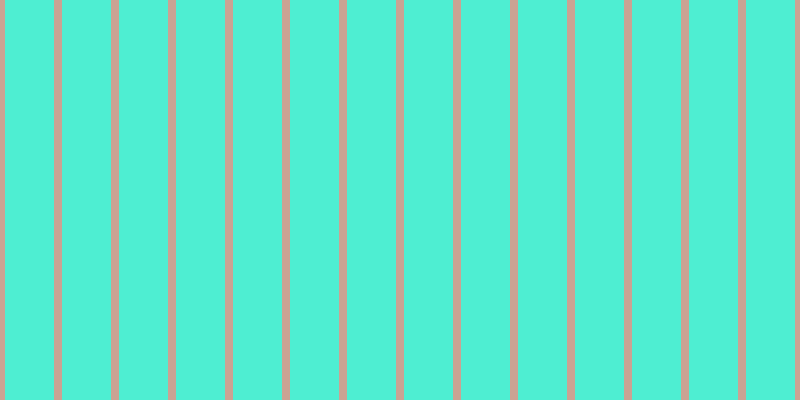 #4eeed2, #caa393 vertical lines, eight pixels wide, forty-nine pixels apart