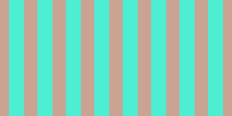 #4eeed2, #caa393 vertical lines, forty-six pixels wide, fifty-two pixels apart