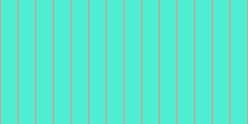 #4eeed2, #caa393 vertical lines, five pixels wide, fifty-two pixels apart