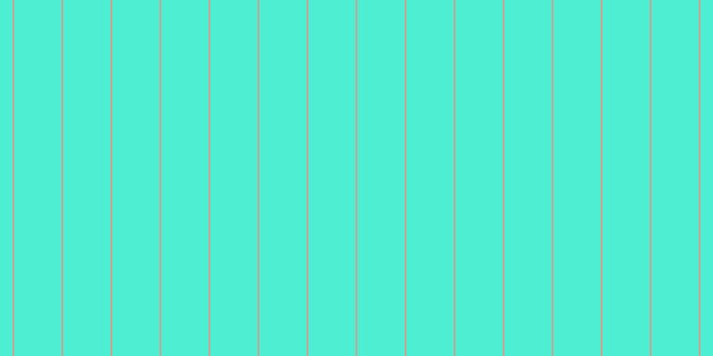 #4eeed2, #caa393 vertical lines, two pixels wide, fifty-three pixels apart