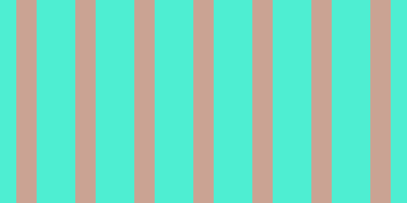 #4eeed2, #caa393 vertical lines, forty pixels wide, seventy-six pixels apart