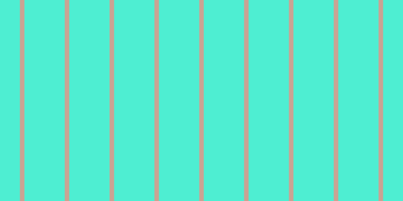 #4eeed2, #caa393 vertical lines, nine pixels wide, eighty pixels apart