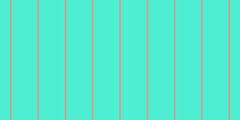 #4eeed2, #caa393 vertical lines, six pixels wide, eighty-five pixels apart