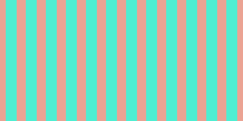 #4eeed2, #eba393 vertical lines, thirty pixels wide, thirty-six pixels apart