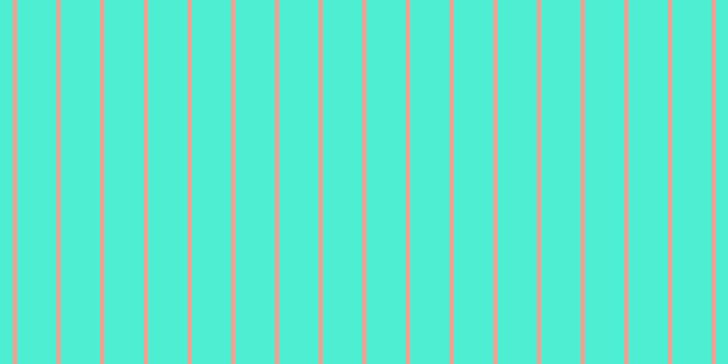 #4eeed2, #eba393 vertical lines, five pixels wide, forty-three pixels apart