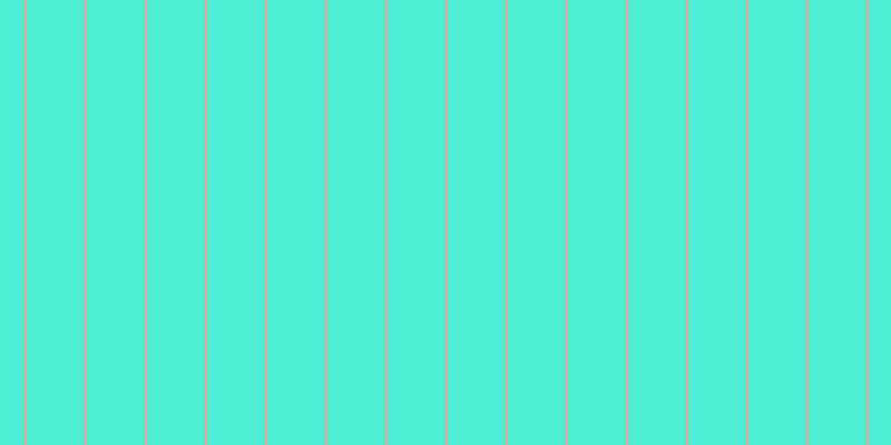 #4eeed2, #eba393 vertical lines, two pixels wide, fifty-two pixels apart