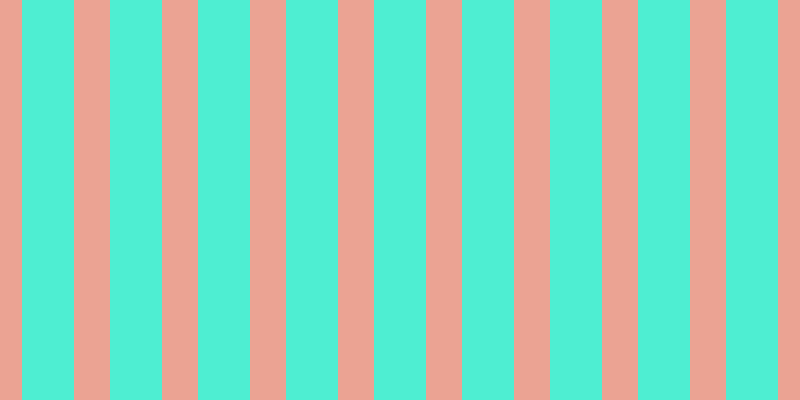 #4eeed2, #eba393 vertical lines, thirty-six pixels wide, fifty-two pixels apart