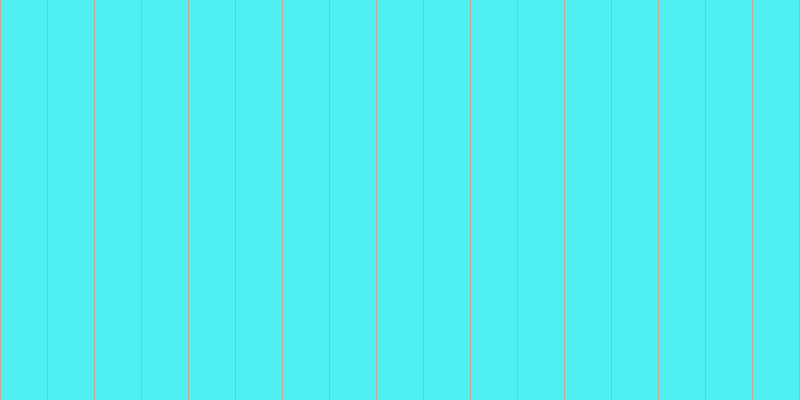 #4eeef3, #caa393 vertical lines, one pixels wide, forty-six pixels apart