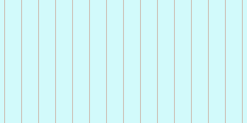 #4eeef3 (25%), #caa393 vertical lines, two pixels wide, fifty-three pixels apart