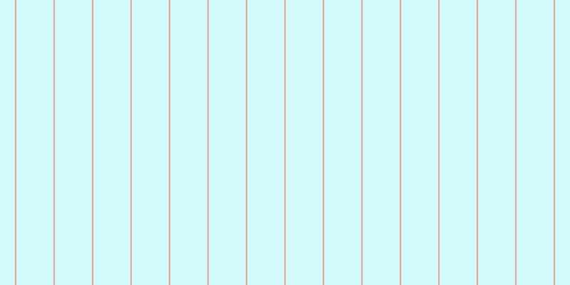 #4eeef3 (25%), #eba393 vertical lines, two pixels wide, fifty-two pixels apart