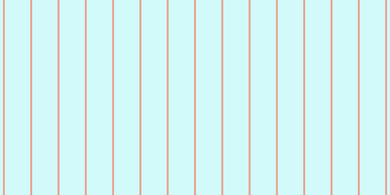 #4eeef3 (25%), #eba393 vertical lines, four pixels wide, fifty-two pixels apart