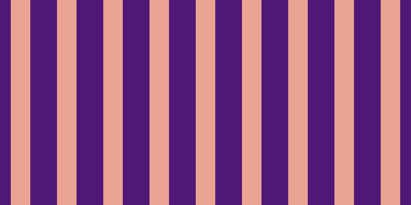 #501876, #eba393 vertical lines, thirty-eight pixels wide, fifty-two pixels apart