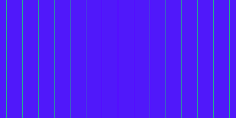 #5018fa, #25a393 vertical lines, two pixels wide, fifty-two pixels apart