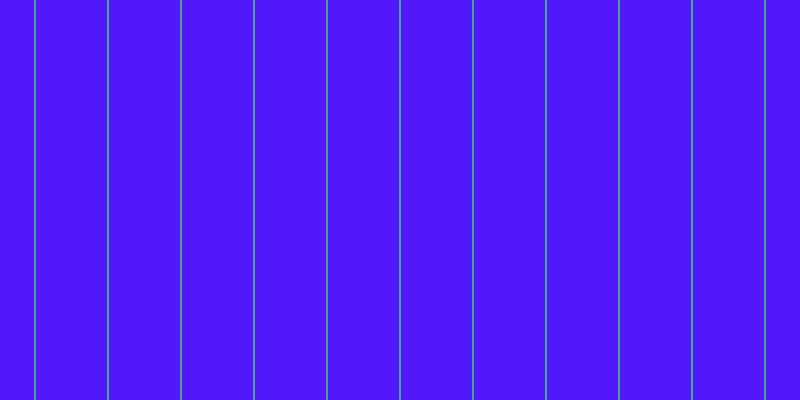 #5018fa, #46a393 vertical lines, two pixels wide, seventy-one pixels apart