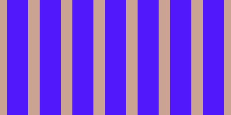 #5018fa, #caa393 vertical lines, forty pixels wide, seventy-three pixels apart