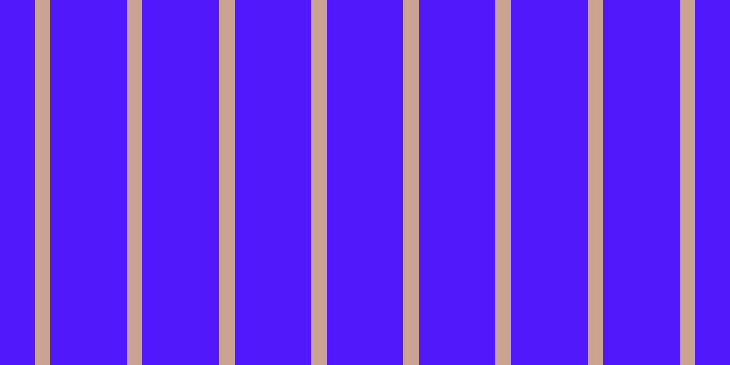#5018fa, #caa393 vertical lines, seventeen pixels wide, eighty-four pixels apart