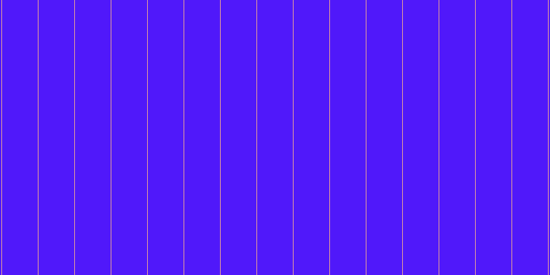 #5018fa, #eba393 vertical lines, one pixels wide, fifty-two pixels apart