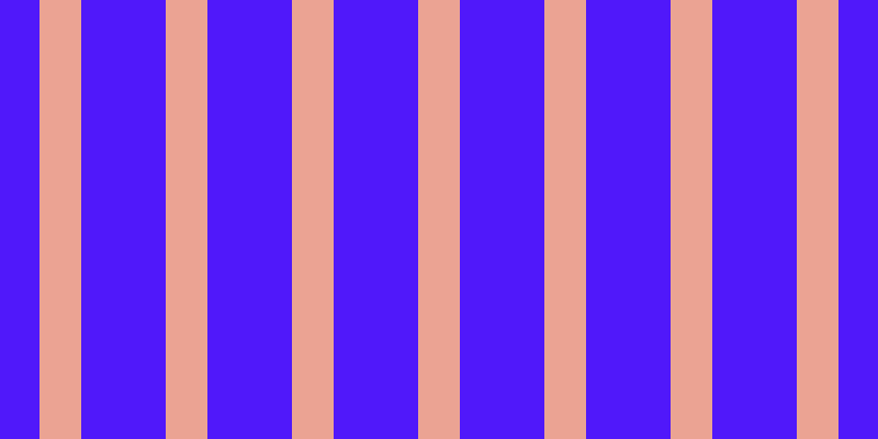 #5018fa, #eba393 vertical lines, thirty-eight pixels wide, seventy-seven pixels apart