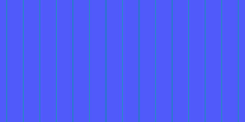 #505afa, #04a393 vertical lines, two pixels wide, fifty-two pixels apart