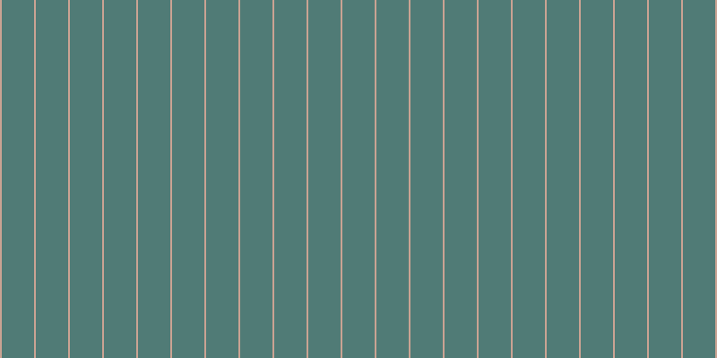 #507b76, #caa393 vertical lines, two pixels wide, thirty-six pixels apart