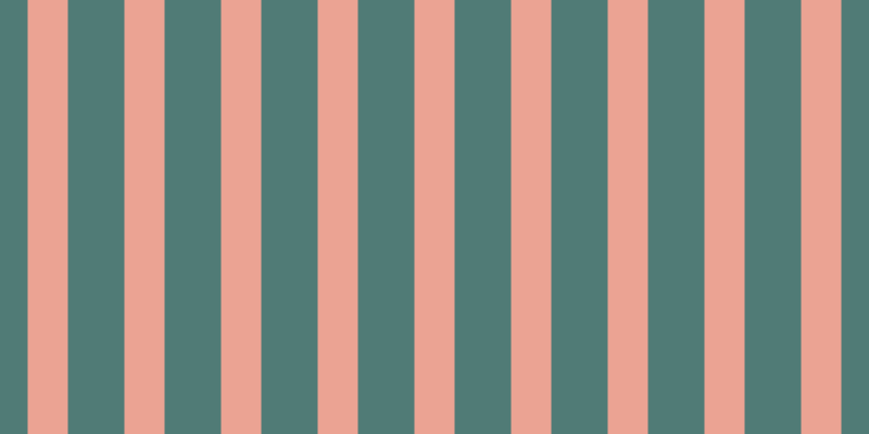 #507b76, #eba393 vertical lines, thirty-seven pixels wide, fifty-two pixels apart