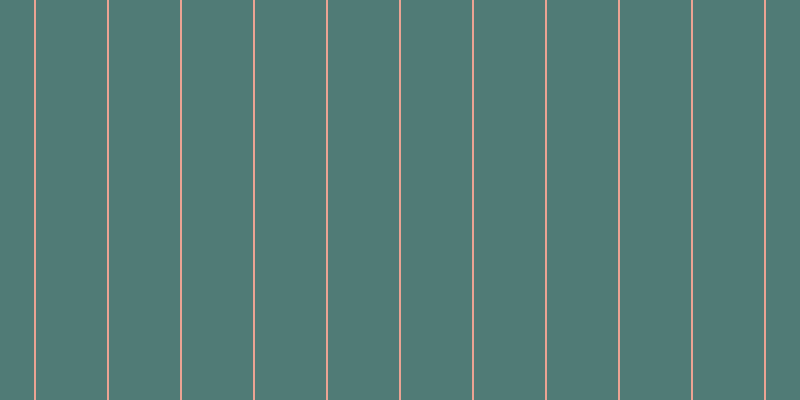 #507b76, #eba393 vertical lines, two pixels wide, seventy-one pixels apart