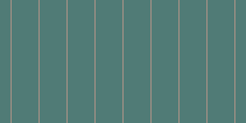 #507b76, #eba393 vertical lines, two pixels wide, eighty-nine pixels apart