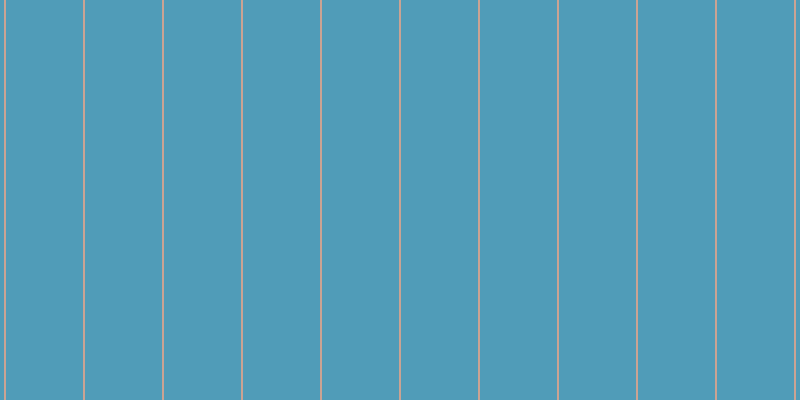 #509cb8, #caa393 vertical lines, two pixels wide, seventy-seven pixels apart