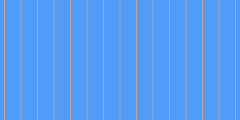 #509cfa, #caa393 vertical lines, three pixels wide, fifty-two pixels apart
