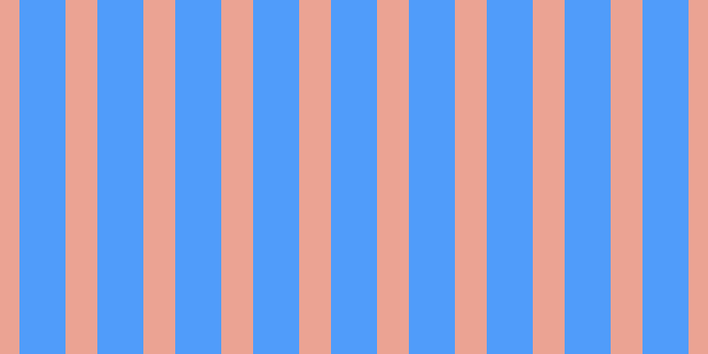 #509cfa, #eba393 vertical lines, thirty-six pixels wide, fifty-two pixels apart