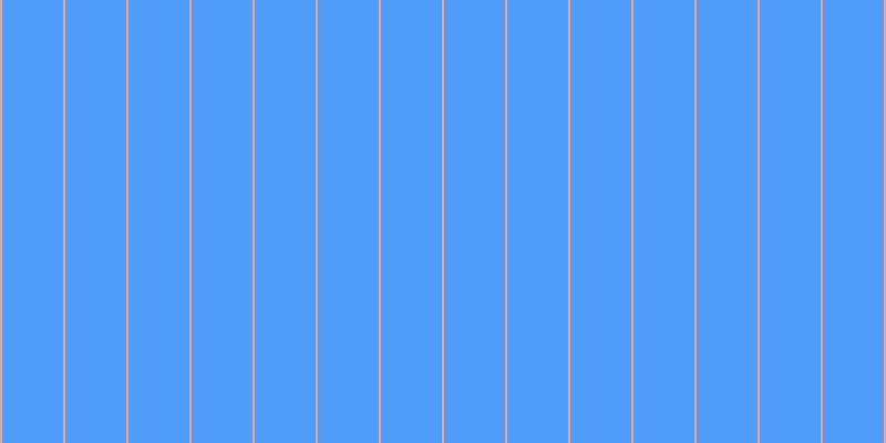 #509cfa, #eba393 vertical lines, two pixels wide, fifty-five pixels apart