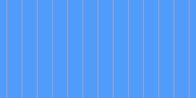 #509cfa, #eba393 vertical lines, two pixels wide, sixty pixels apart