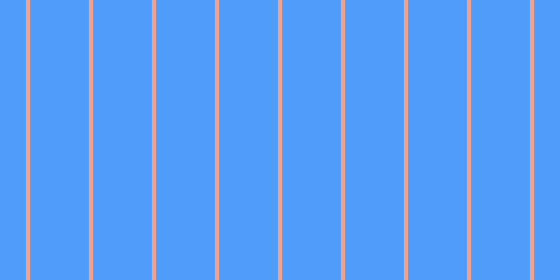 #509cfa, #eba393 vertical lines, six pixels wide, eighty-four pixels apart