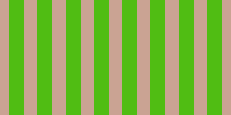 #50bd13, #caa393 vertical lines, forty-six pixels wide, fifty-two pixels apart