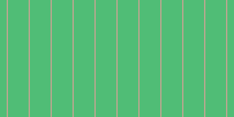 #50bd76, #caa393 vertical lines, four pixels wide, seventy-one pixels apart
