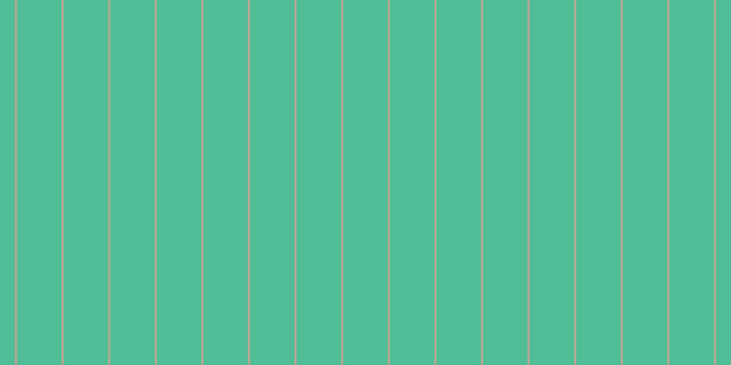 #50bd97, #caa393 vertical lines, two pixels wide, forty-nine pixels apart