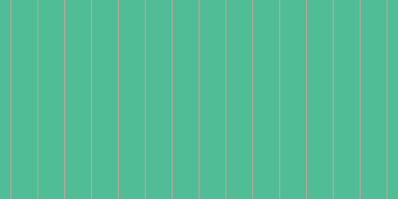 #50bd97, #caa393 vertical lines, two pixels wide, fifty-two pixels apart